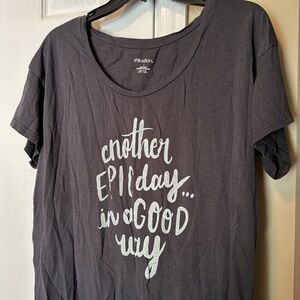 Xhilaration Sleepwear Graphic Short Sleeve Tshirt Pajama Top